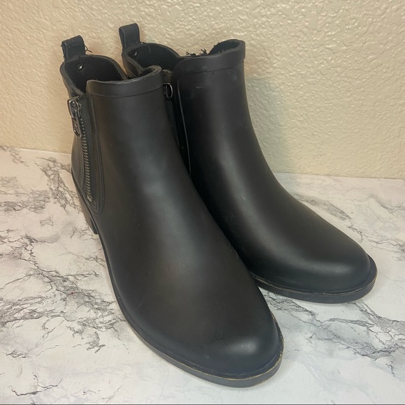 Lucky Brand Basel Rain Rubber Boots Size 7 - Picture 3 of 5